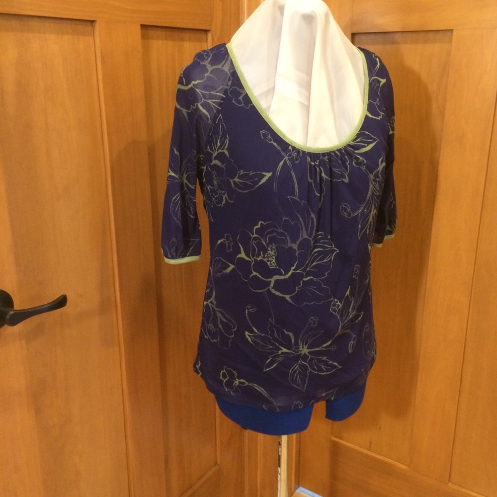VTG AXCESS Printed knit top  L